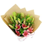 Букет Малиновый крем